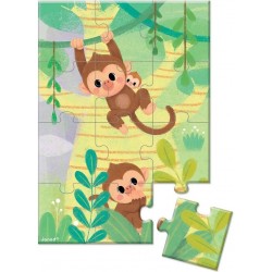 Pocket Puzzle Jungledieren - 6 To Collect