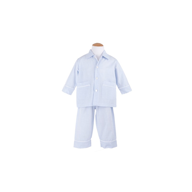 Pyjama Blauw Geruit