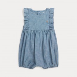 Kruippakje Bubblesuit denim