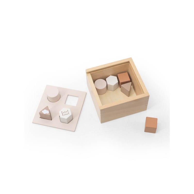 Shape Sorting Box - Nougat - Beige