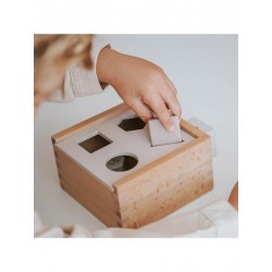 Shape Sorting Box - Nougat - Beige