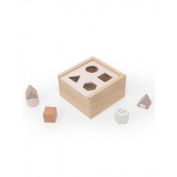 Shape Sorting Box - Nougat - Beige