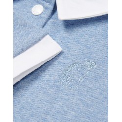 2-Delige babypakje denim/wit