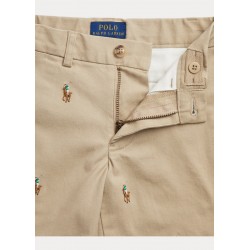 Short Beige Met Logo Paardjes